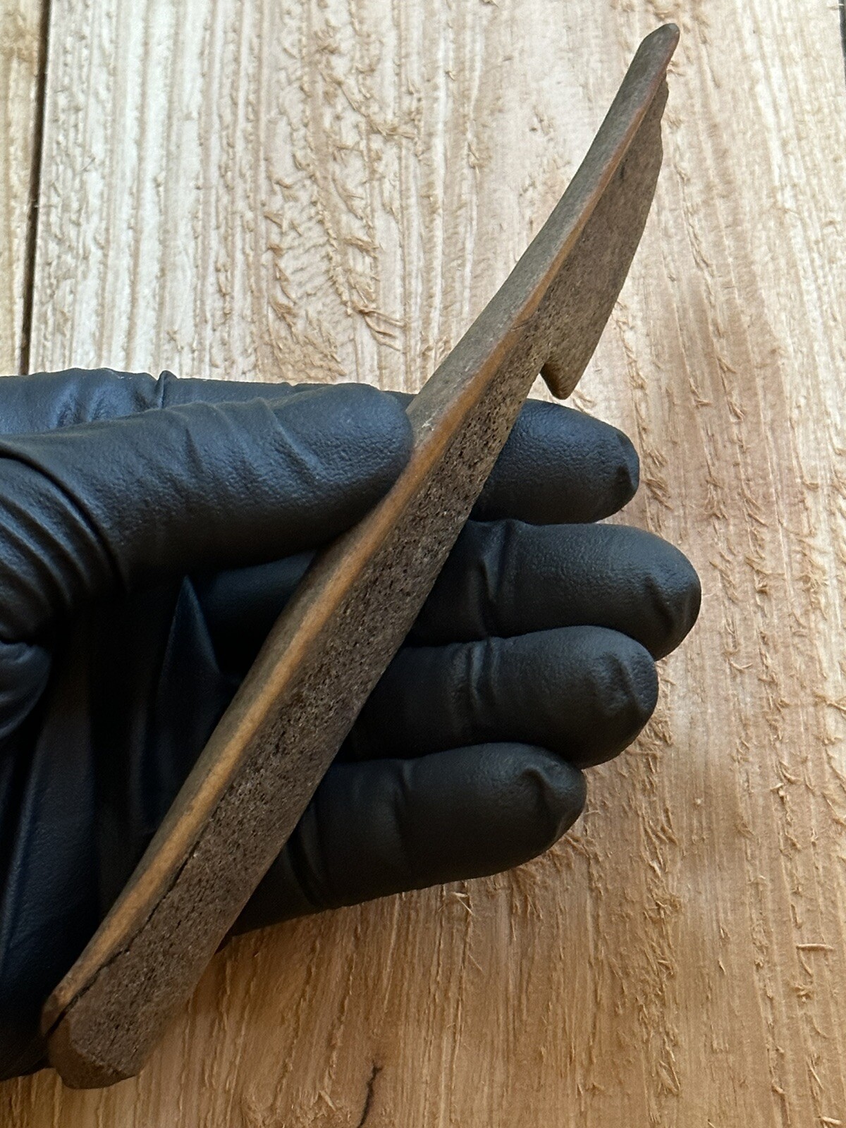 Tomachee Artifacts 👣 ESKIMO INUITS LARGE 7” FISHING NET GAUGE BERING SEA AK 🔥