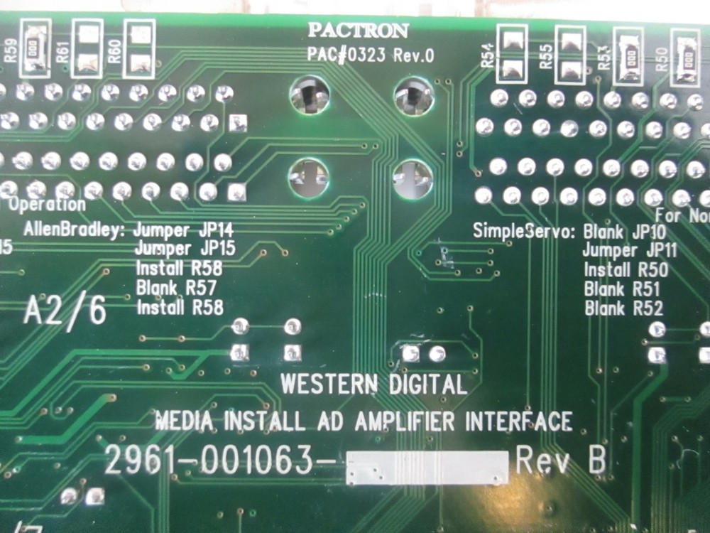 Western Digital, Media Install Ad Amplifier Interface, 2961-001063, Used