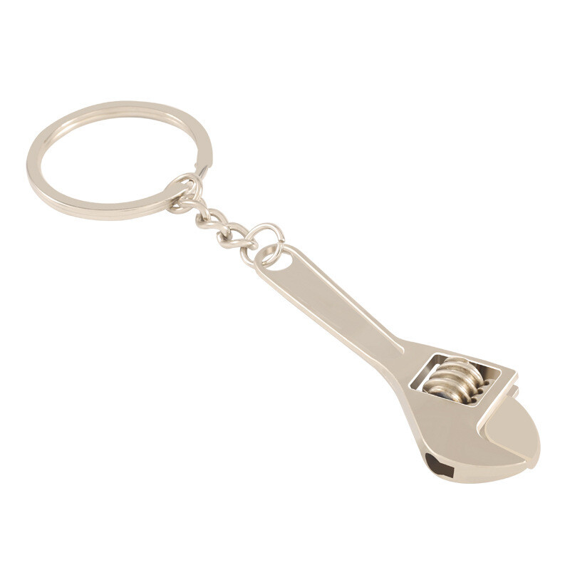 2pcs Creative Personality Simulation Activity Wrench Keychain