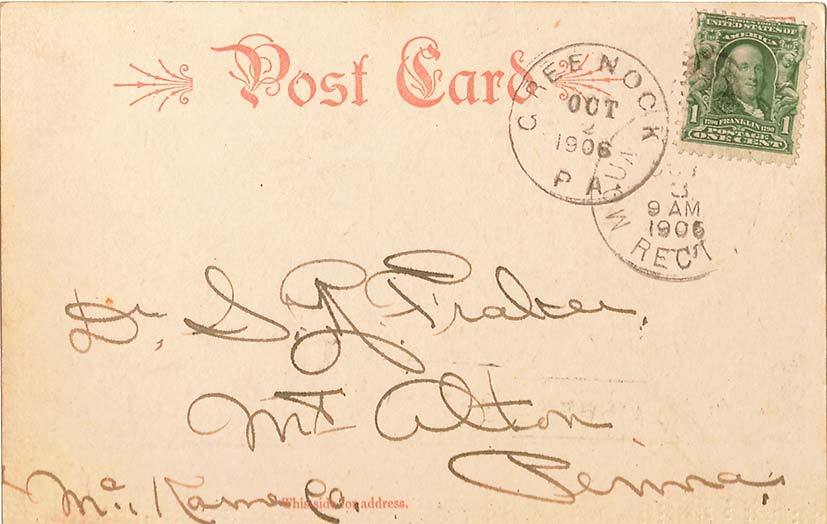 Pennsylvania Greenock 1906 cork killer  PC.