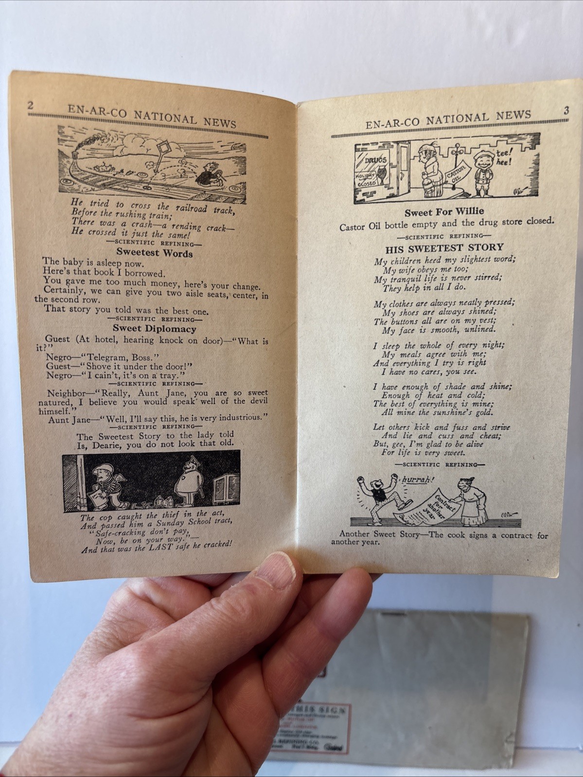 Ten Vintage En-ar-co National News Pamphlets. 1922-1924 Enarco