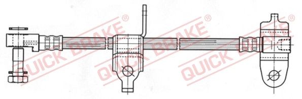 Brake Hose QUICK BRAKE QB59976