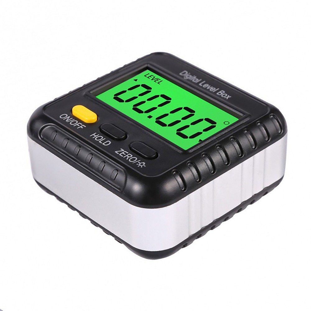 Portable 4*90° Magnetic LCD Digital Level Box Bevel Angle Measuring Tools