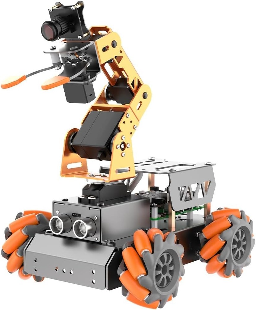 MasterPi 5DOF Robotic Arm for RaspberryPi 5 AI Vision Tracking Target Sorting...