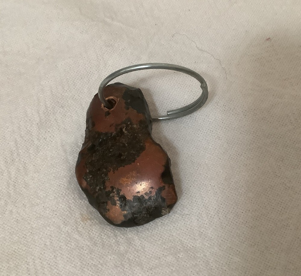 Copper/Bronze Nuggets Keychain