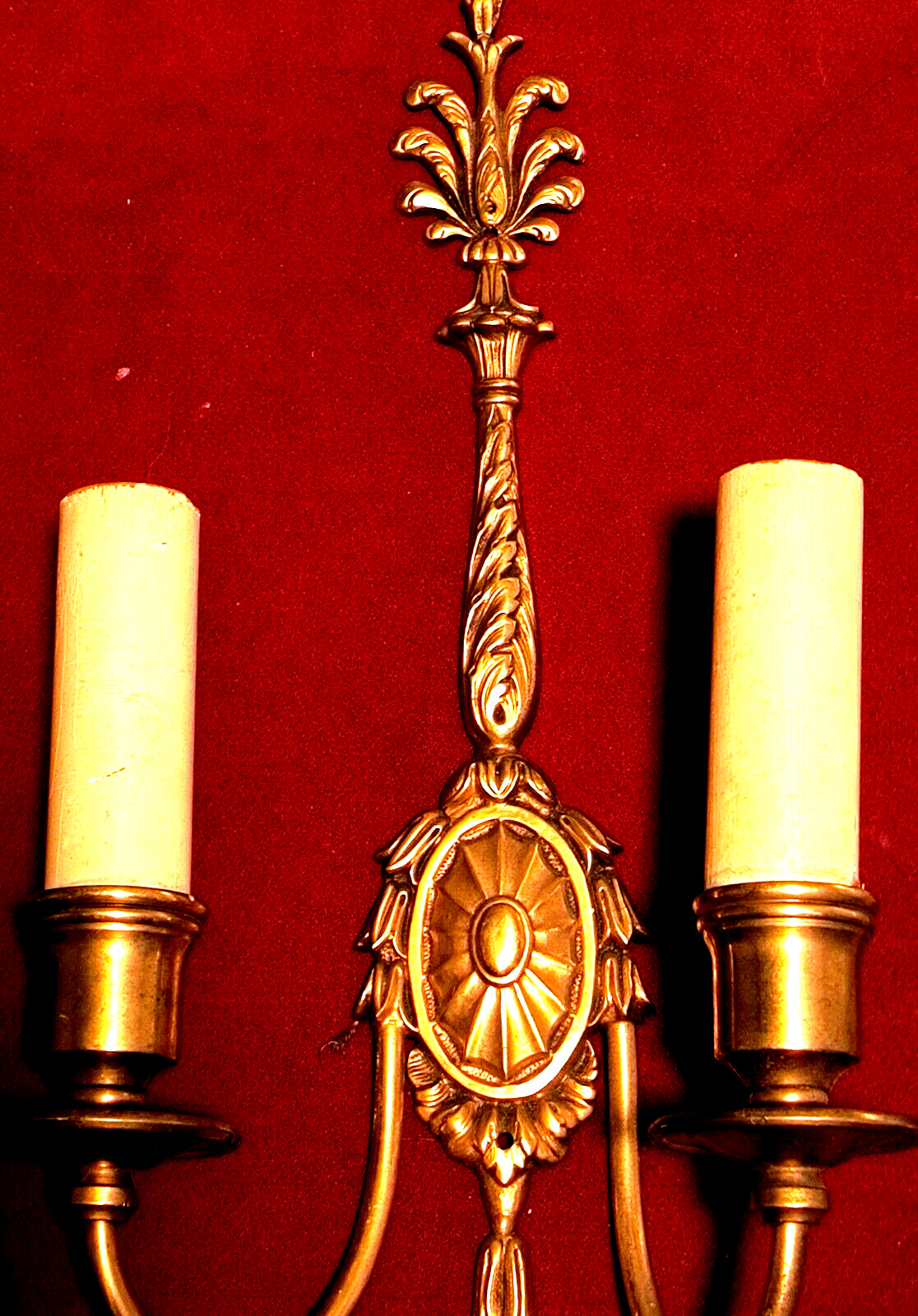 PAIR Caldwell Adam Bronze/Brass Sconces Circa 1904. OFFERS WELCOME. Fully Wired.