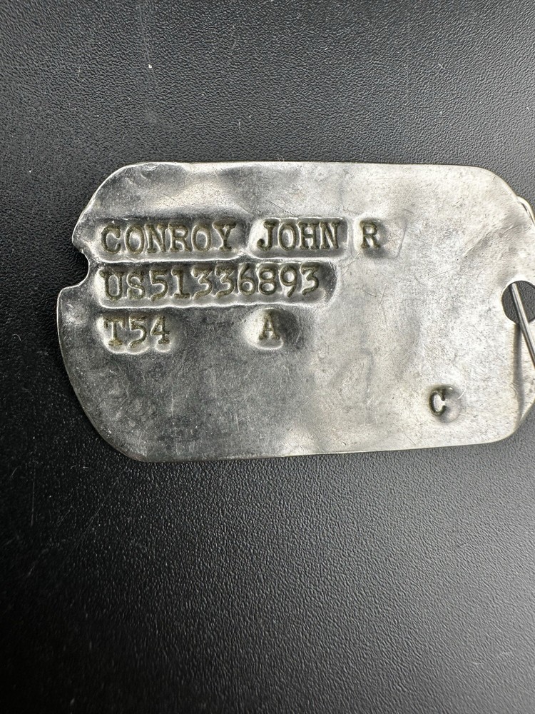WWII DOG TAG John Conroy, Notched