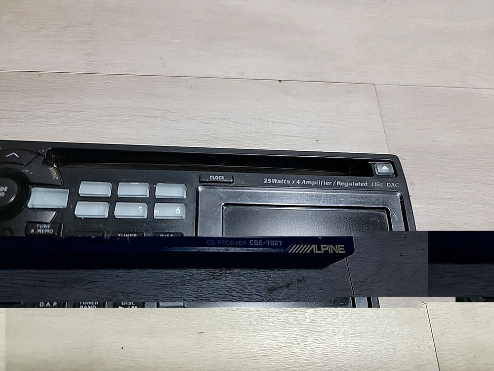 ALPINE CDE-7827 Replacement Faceplate