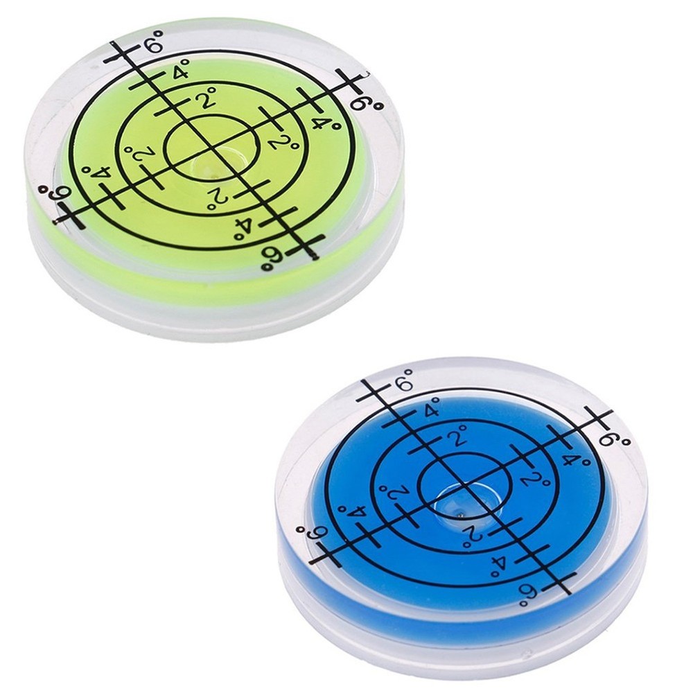 2Pcs 32mm Bubble Level for Adjusting Office Machines and Computer Monitors