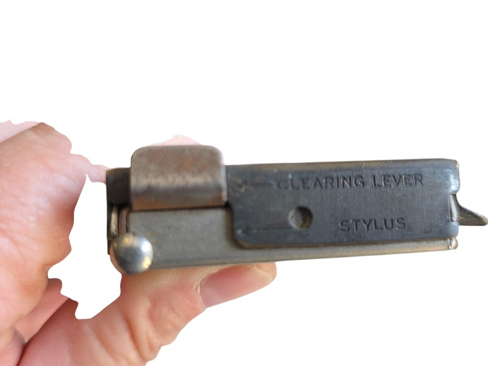 Vintage Addometer Adding Machine With Stylus & 11" Ruler