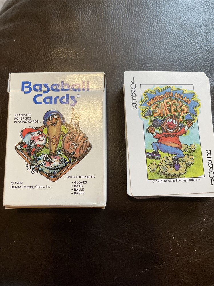 Baseball Cards Playing Cards