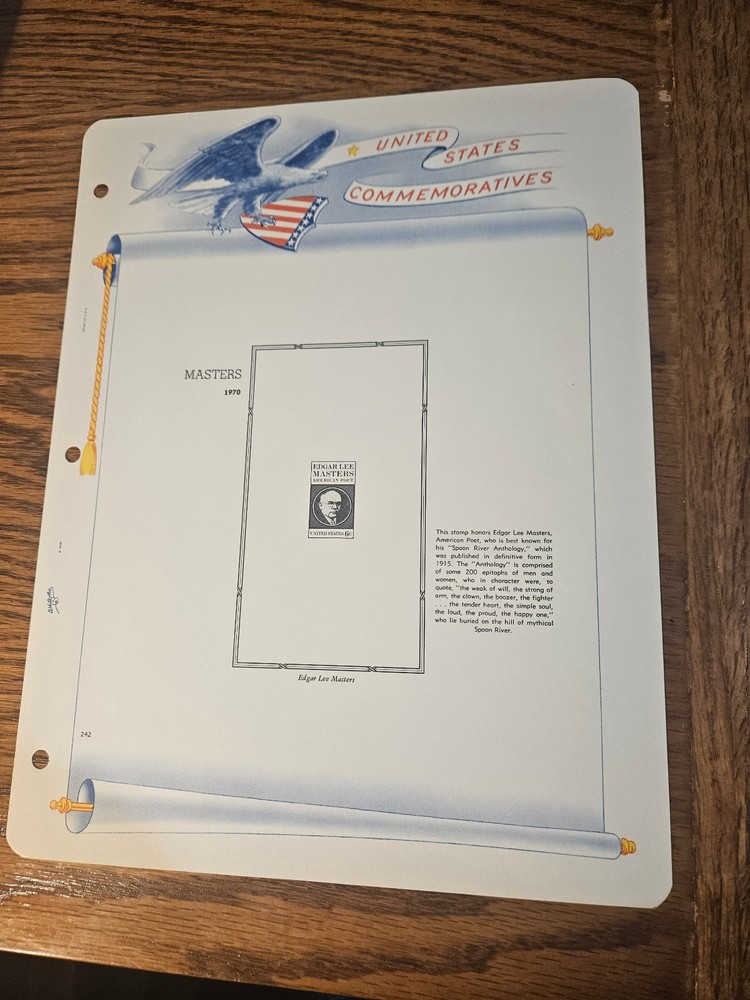 White Ace Binder Postage Stamps Of The United States Pages 233 thru 248