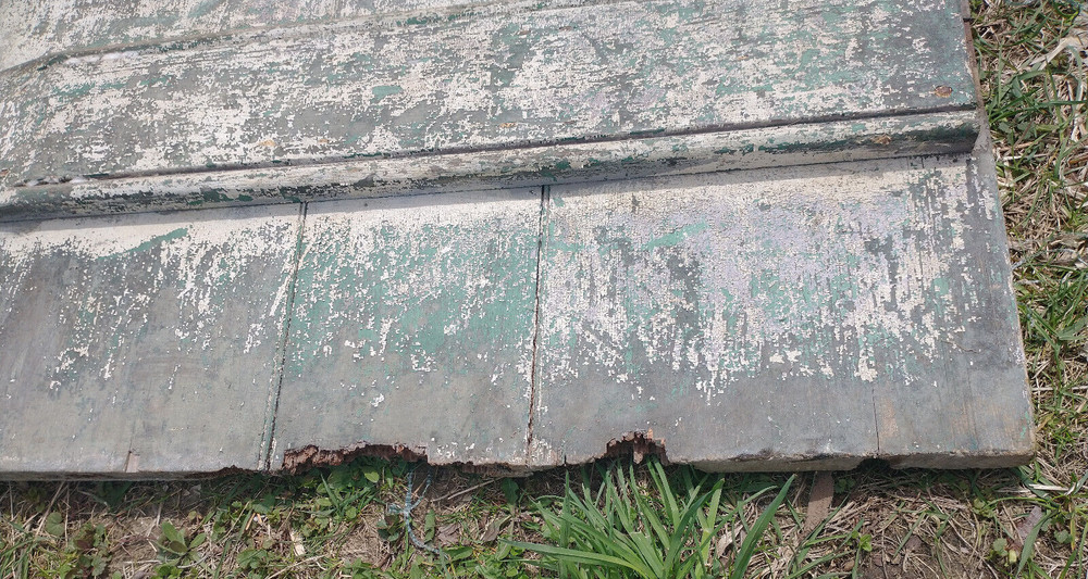 Barn Door ANTIQUE GREEN PAINT LATCH SQUARE NAILS PRIMITIVE