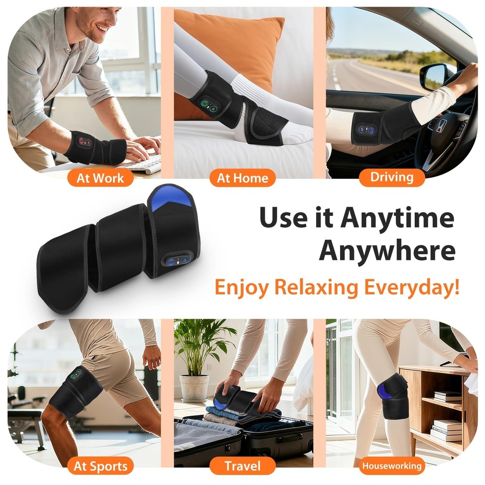Cordless Arm Heating Pad, Elbow Heating Pad, Electric Heating Strap, Heating ...