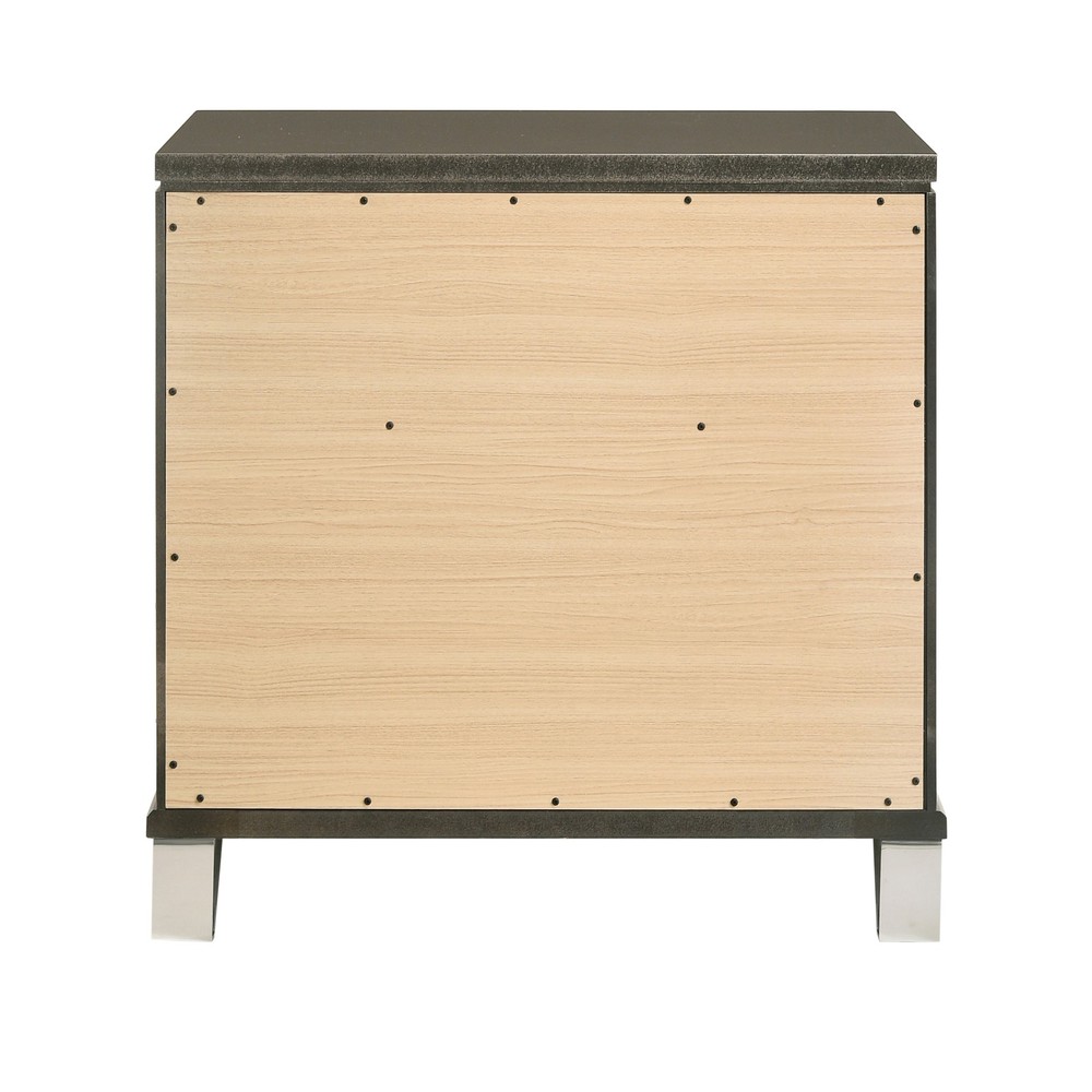 Dark Champagne 2-drawer Nightstand