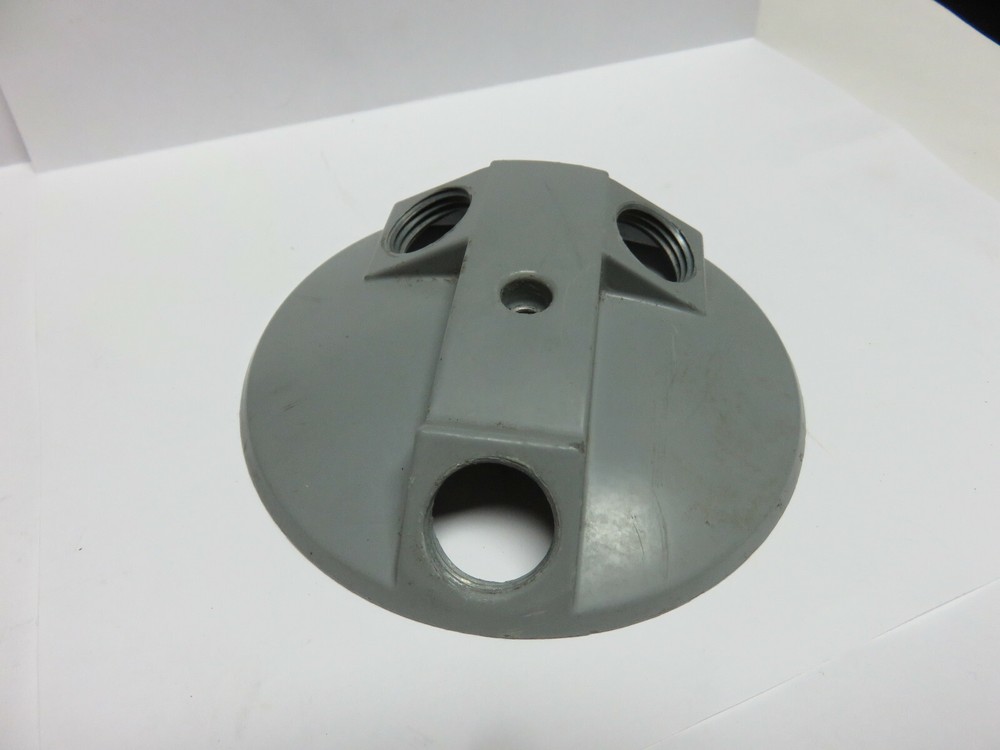Security Light 4" round outlet cover CKB-1 - Wall and Ceiling Mount Outdoor Only