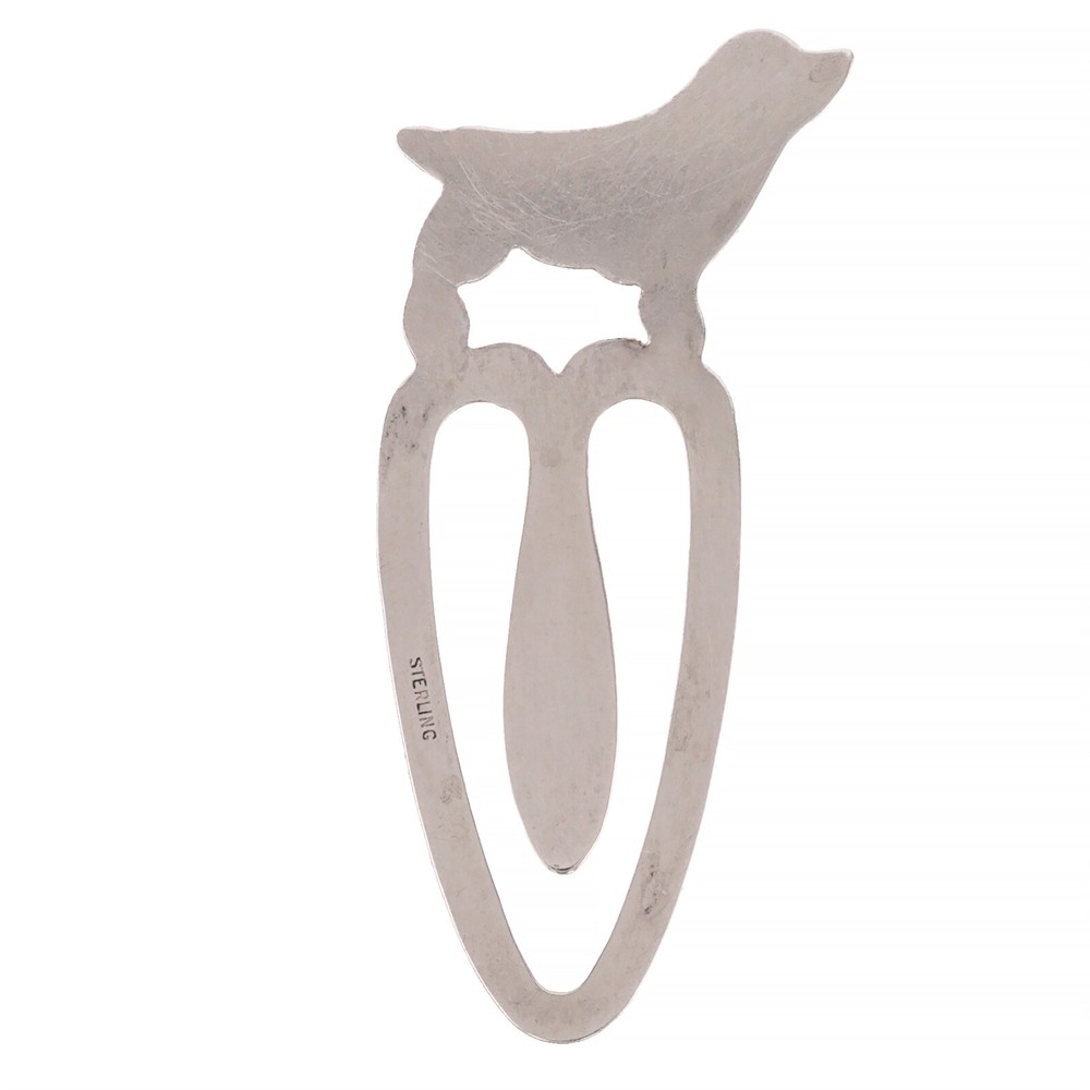 Dog Bookmark Sterling Silver 925 Pointer Setter Retriever Book Mark Reader Gift