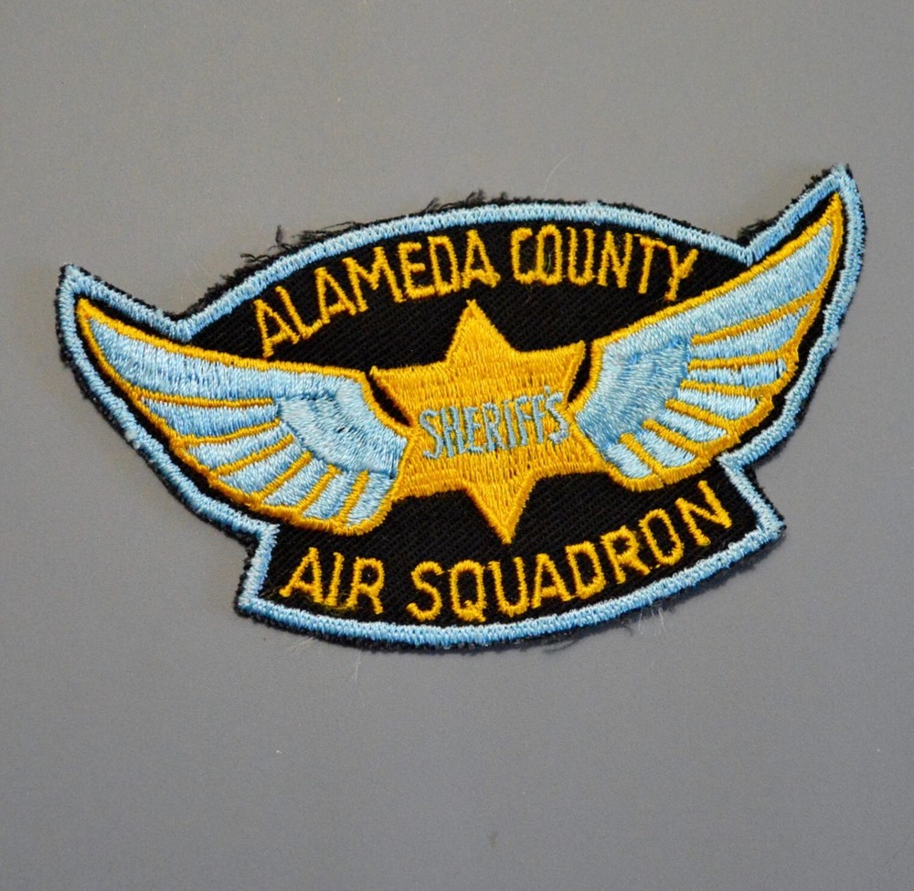 Alameda County California Sheriff Air Squadron Early Issue Patch ++ Mint CA