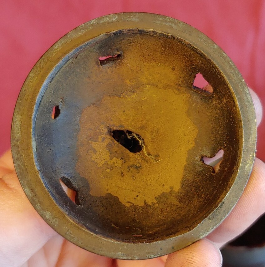 Antique Old Vintage Asian Bronze Incense Burner