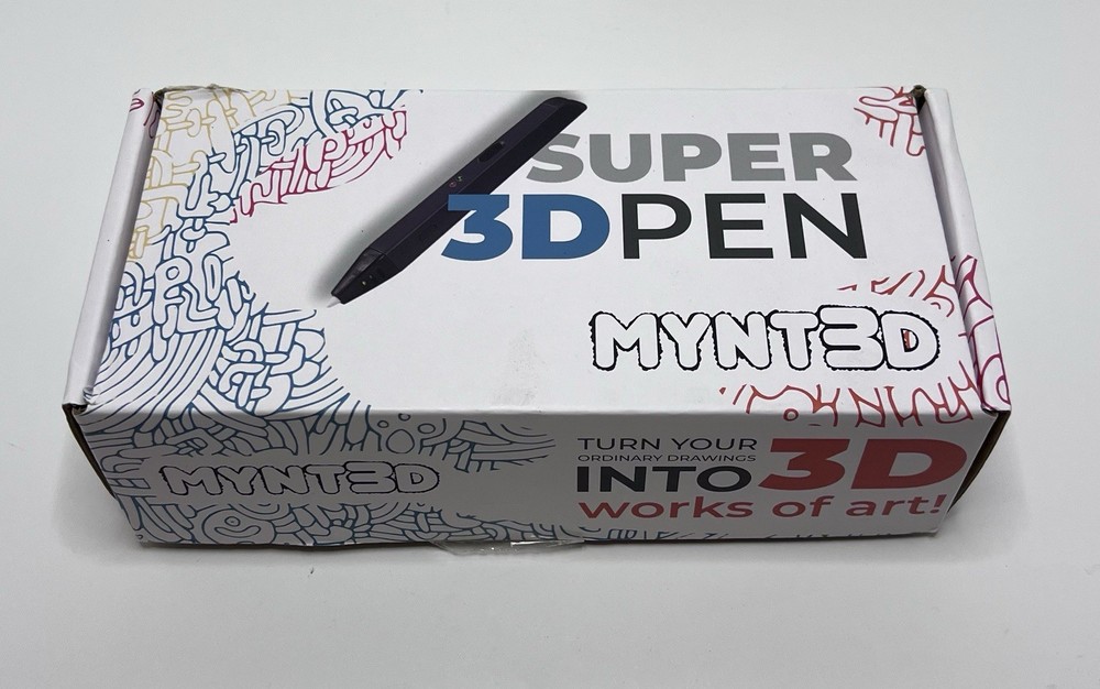 MYNT3D Super 3D Pen USB Adjustable Temperature FDM w/ Filament Refill Pack