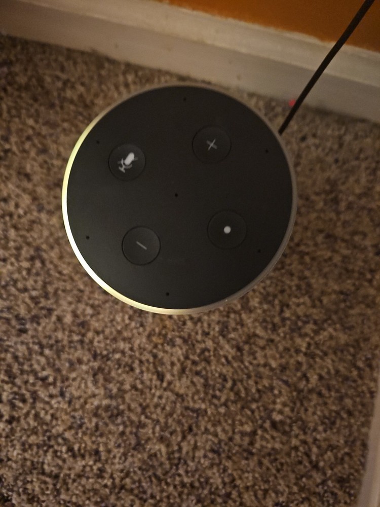 Amazon Echo (2nd Generation) Smart Assistant - Heather Grey Fabric