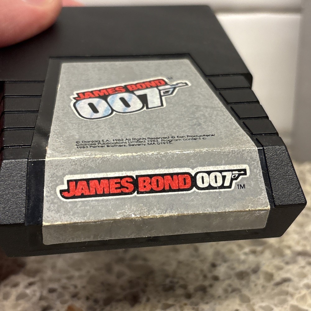 Commodore 64 James Bond 007 Computer Game Cartridge With Manual Untested