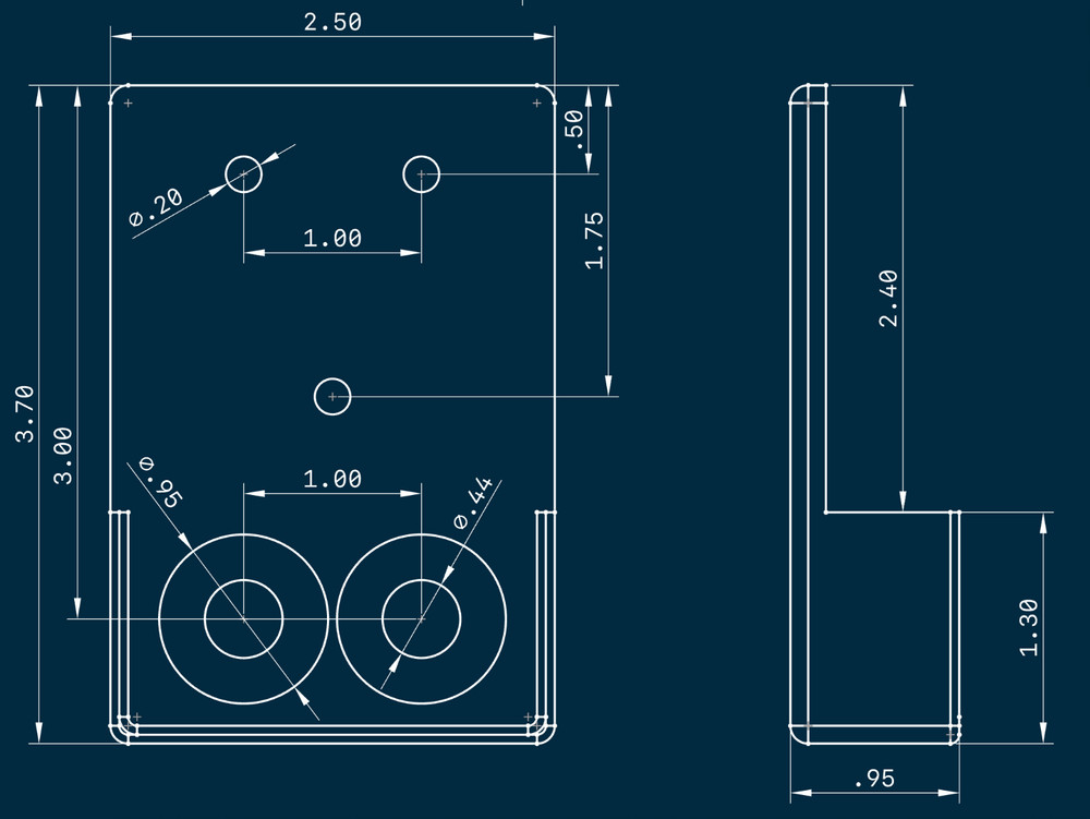 Under Panel Headset Jack Bracket - Skymount