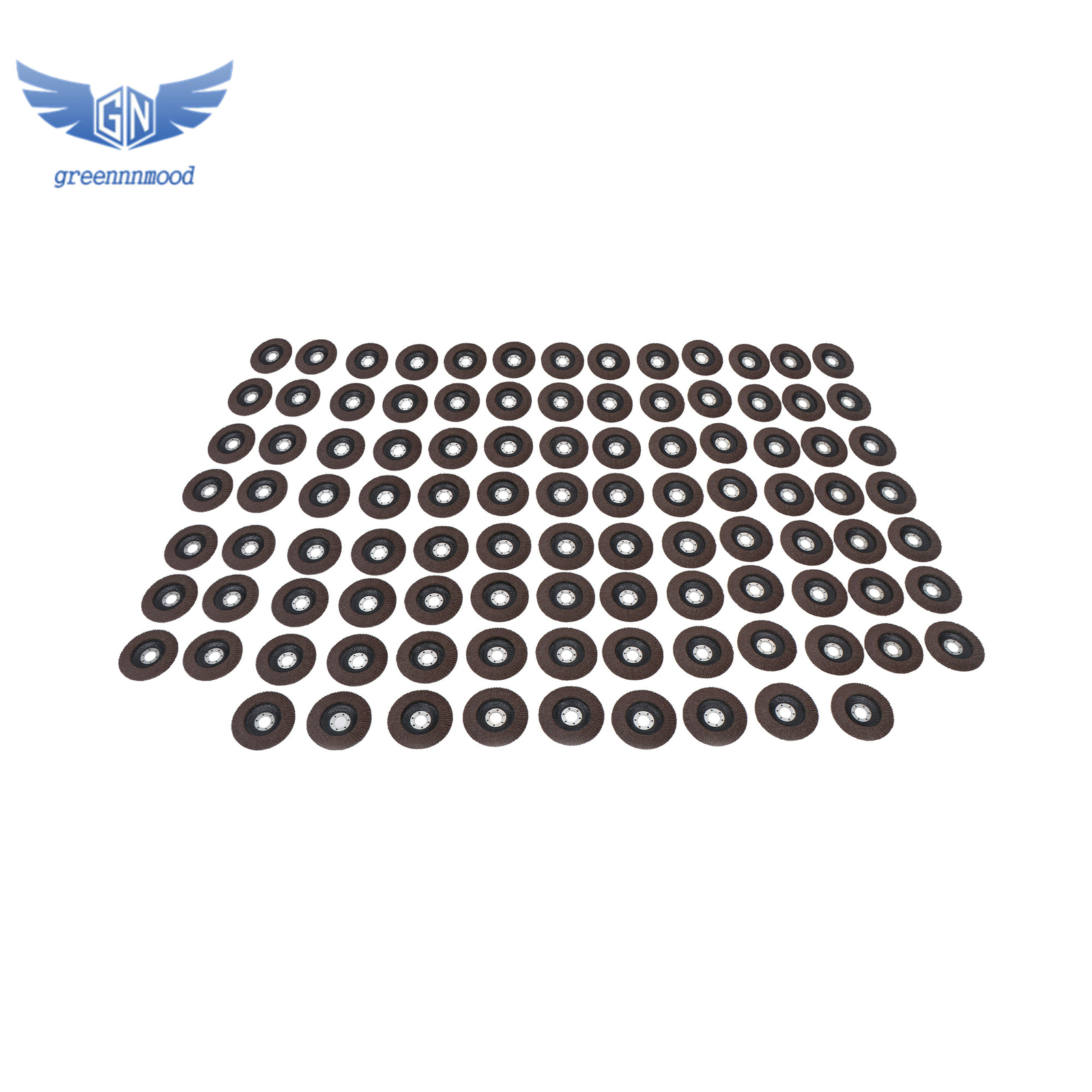 100PCS Premium Zirconia Flap Disc Sanding Grinding 4-1/2" × 7/8" 40 Grit