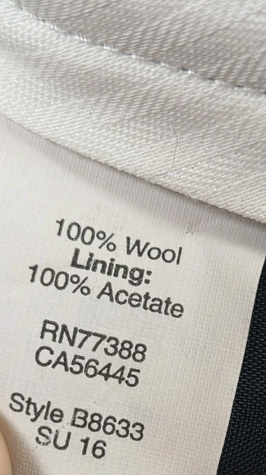 J.Crew Thompson Suit 42L 36x34 Gray 100% Wool Slim Fit Mens 2 Piece Suit Wedding