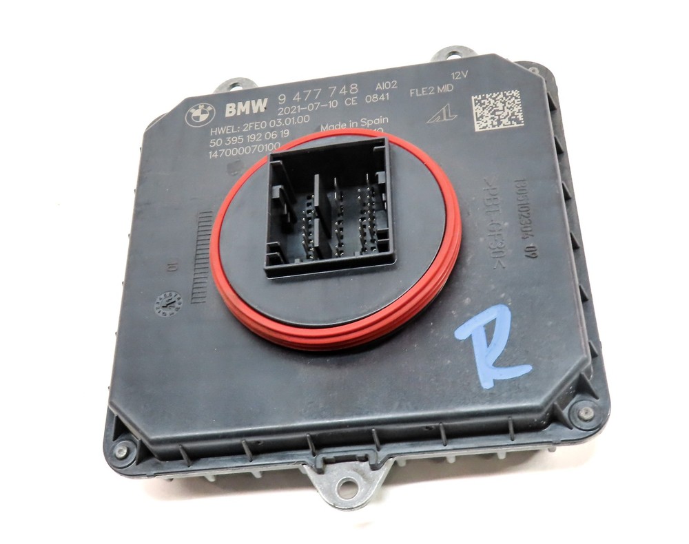 2022 BMW X2 (F39) FRONT RIGHT PASSENGER LED HEADLIGHT RANGE CONTROL MODULE