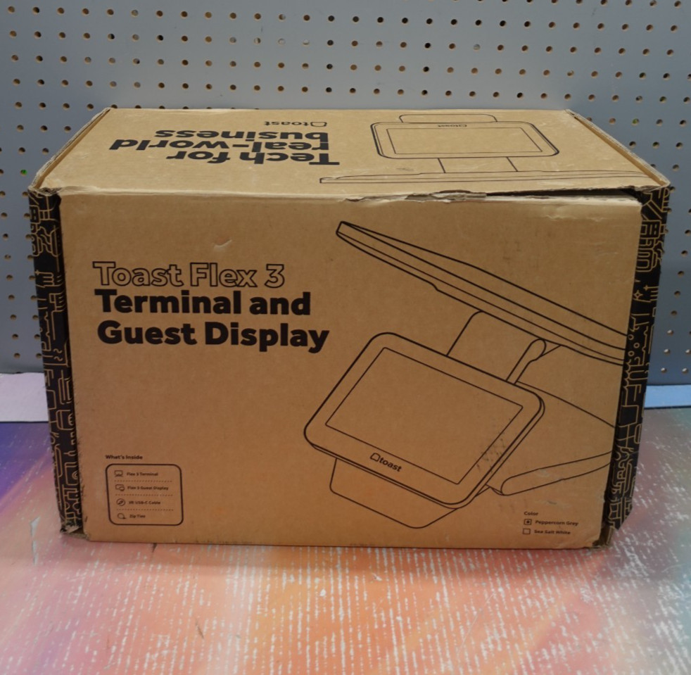 Toast Flex 3 POS Dual Terminal And Guest Display TT300