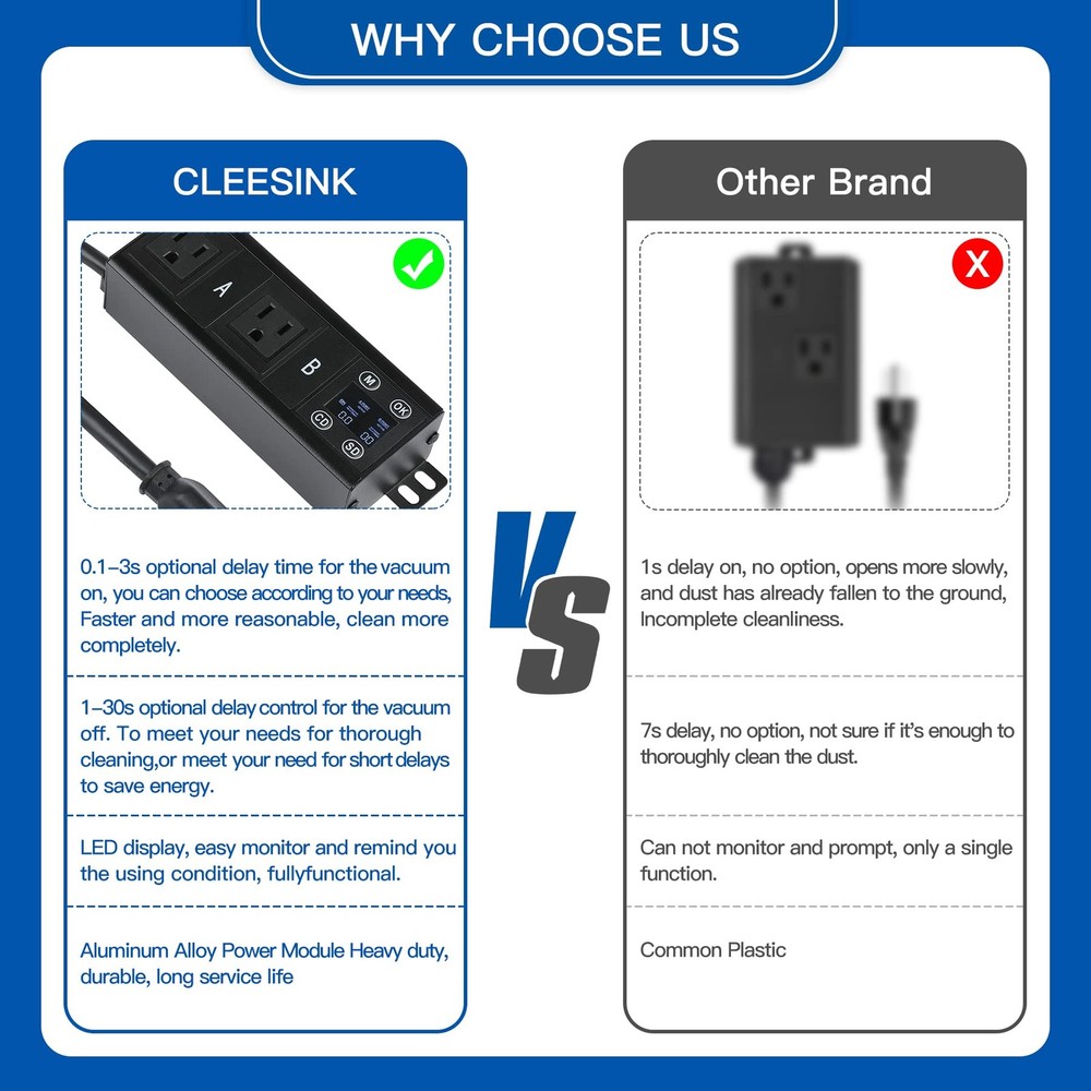 Automatic Vacuum Switch For Power Tools Dust Control Auto Switch To Turn Vacuum/