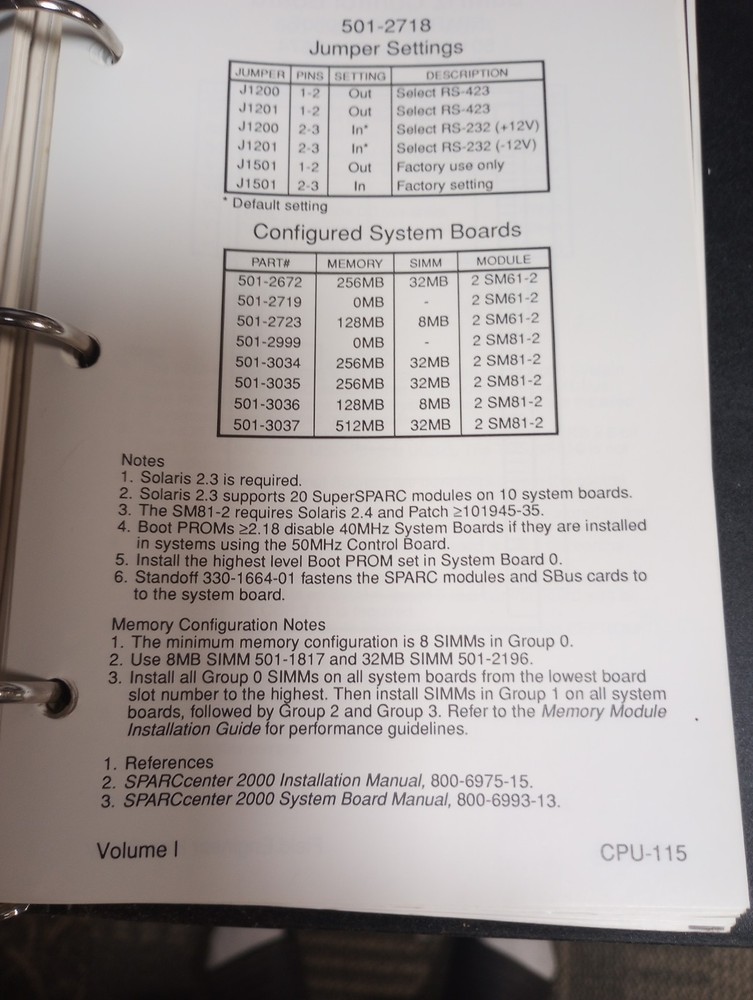 Sun Microsystem Field Engineer Handbook Vol 1