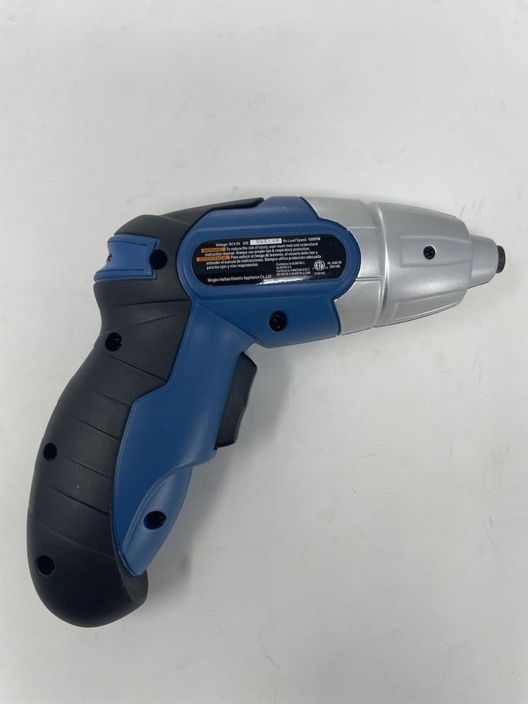 4.8V Cordless Lighted Screwdriver / Small Drill Kit with Bits & Charger