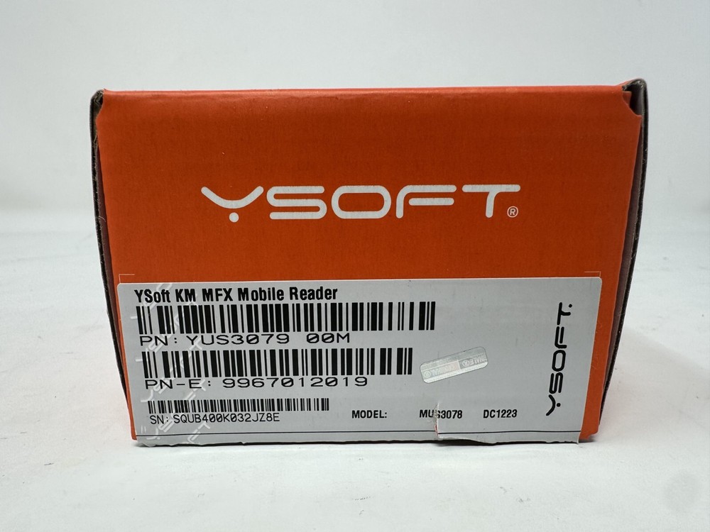 YSOFT KM MFX Mobile Reader - Model MUS3078 - Connect 3D Printer Verification