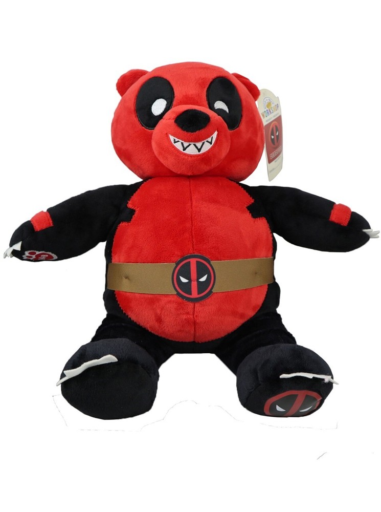 Build A Bear Deadpool Panda 16" Inch Plush Figure Exclusive Marvel Comics New