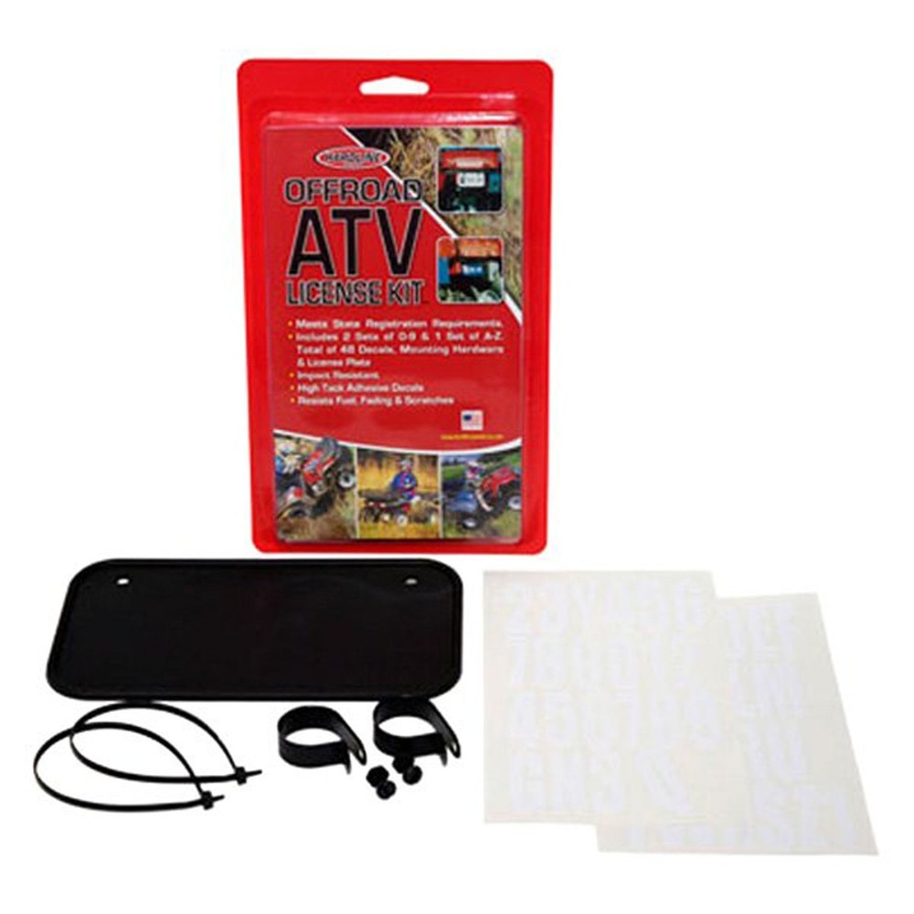 HARDLINEATV License Plate Black