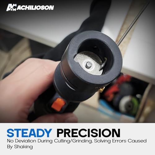Tungsten Electrode Sharpener - 4 Cut-Off Slots, 10°-22.5° Angles, Precision Grin