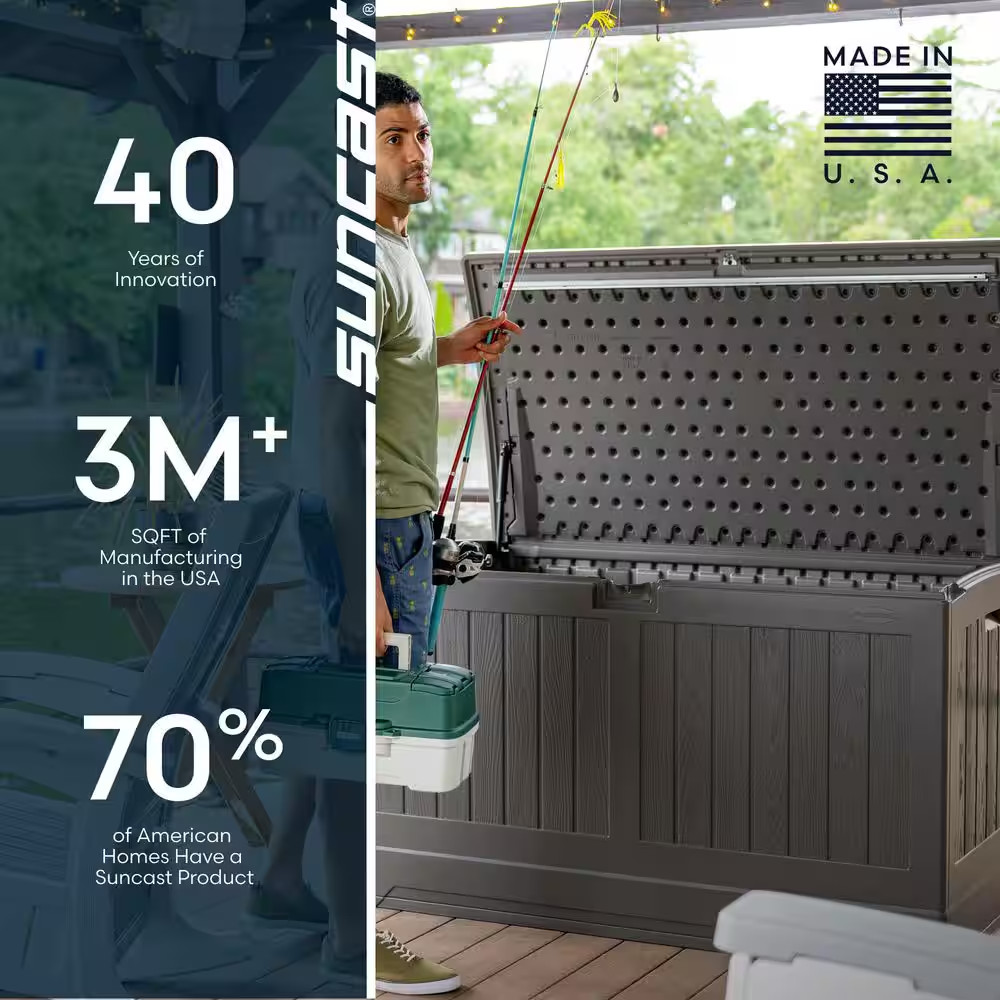 200 Gal. Plastic Deck Box