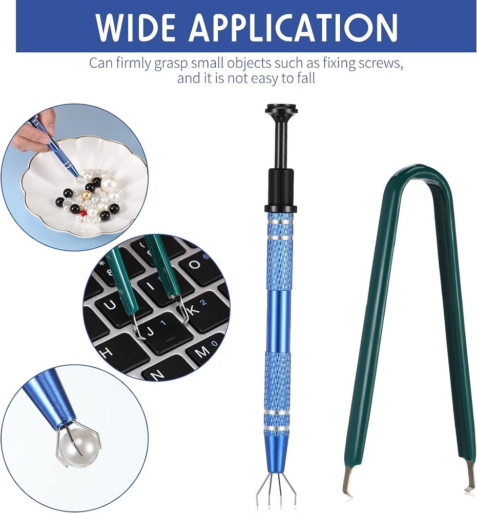 4 Pieces IC Chip Remover Tool IC PLCC Chip Extraction Tool Extractor Puller 4...