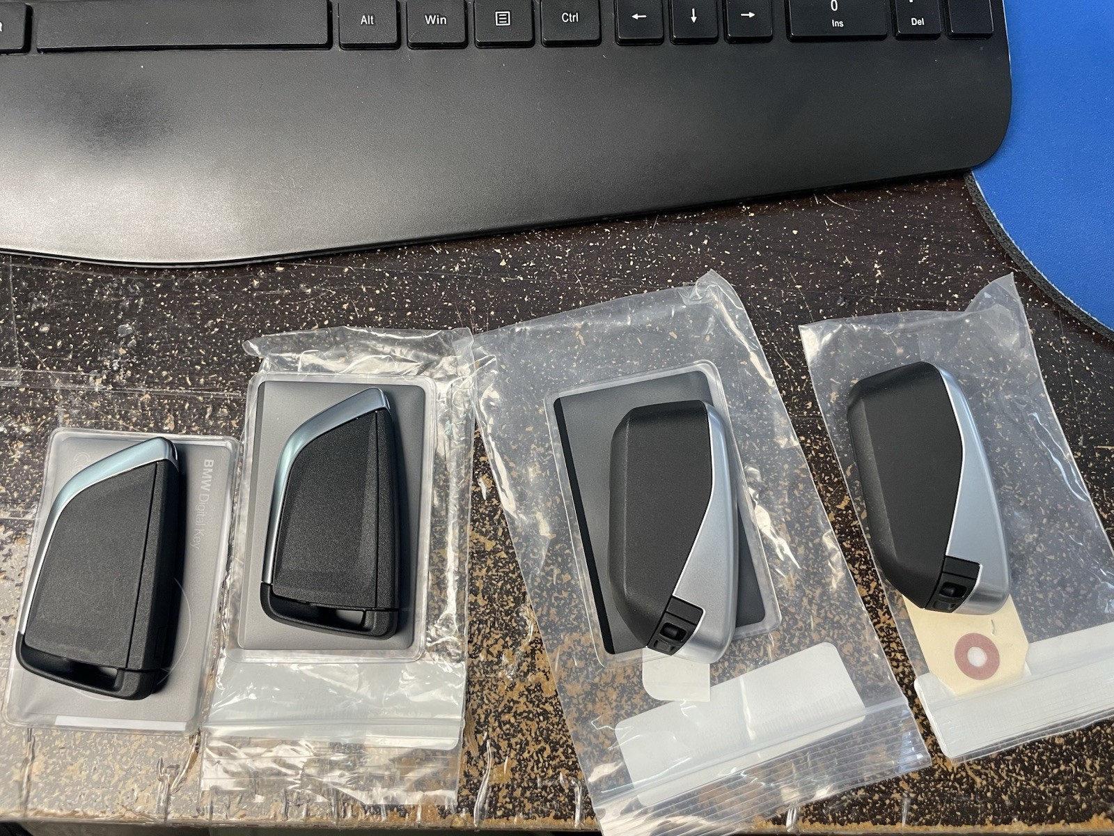 Lot of 4 OEM BMW Smart Key Fobs Genuine Factory Keys – Untested