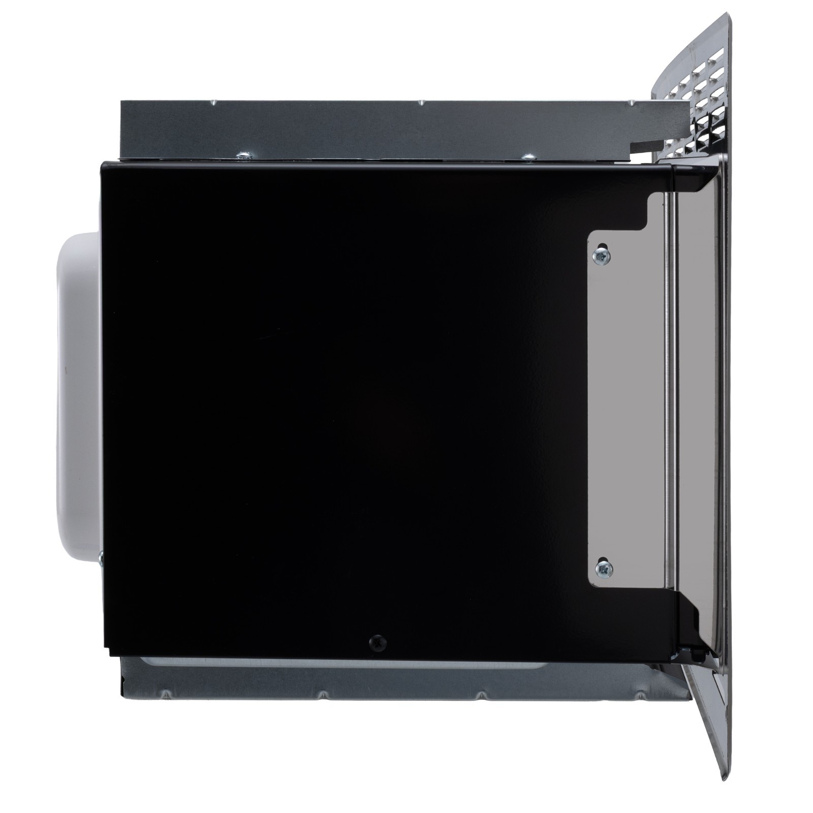 RecPro Suburban RV Built-In Microwave 0.9 Cu Ft Stainless Steel w/ Trim Kit 900W