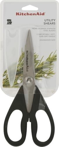 KitchenAid All Purpose Kitchen Shears with Protective Sheath Durable Stainless S