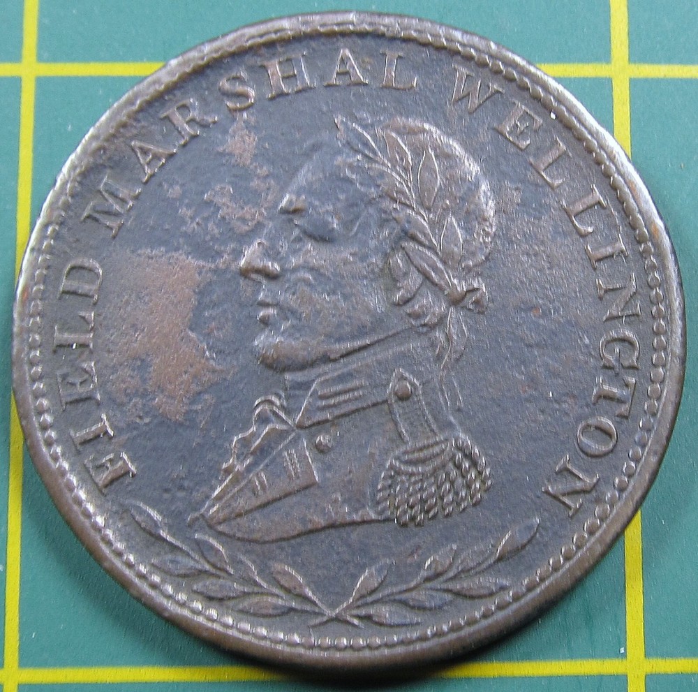 Wellington Halfpenny Token WE-2B2