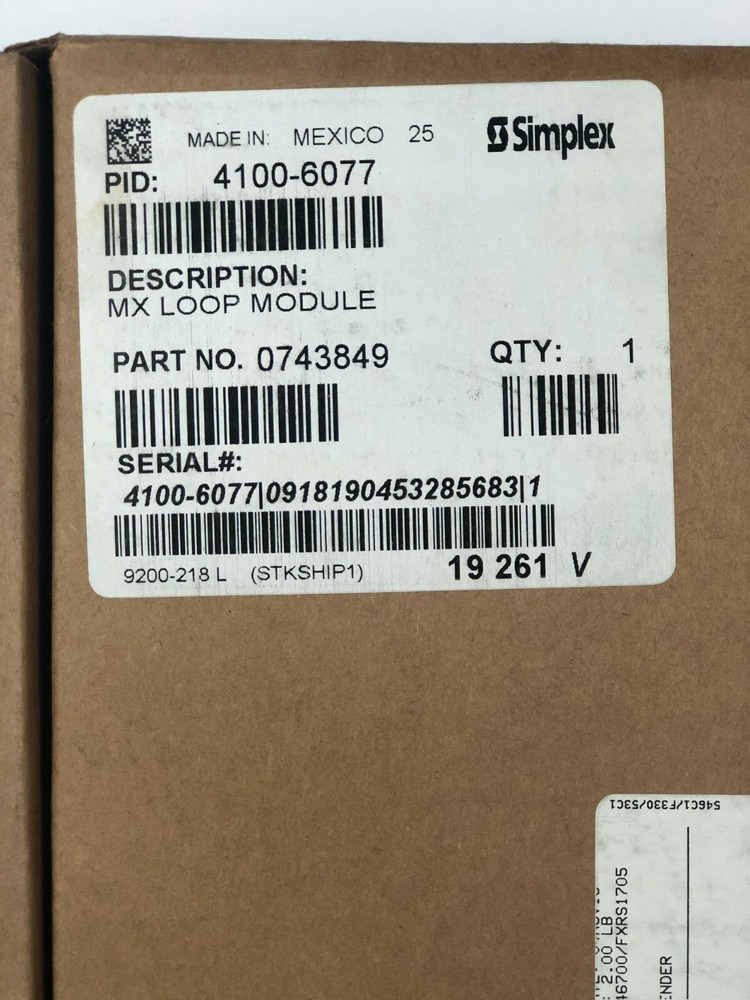 4100-6077 SIMPLEX