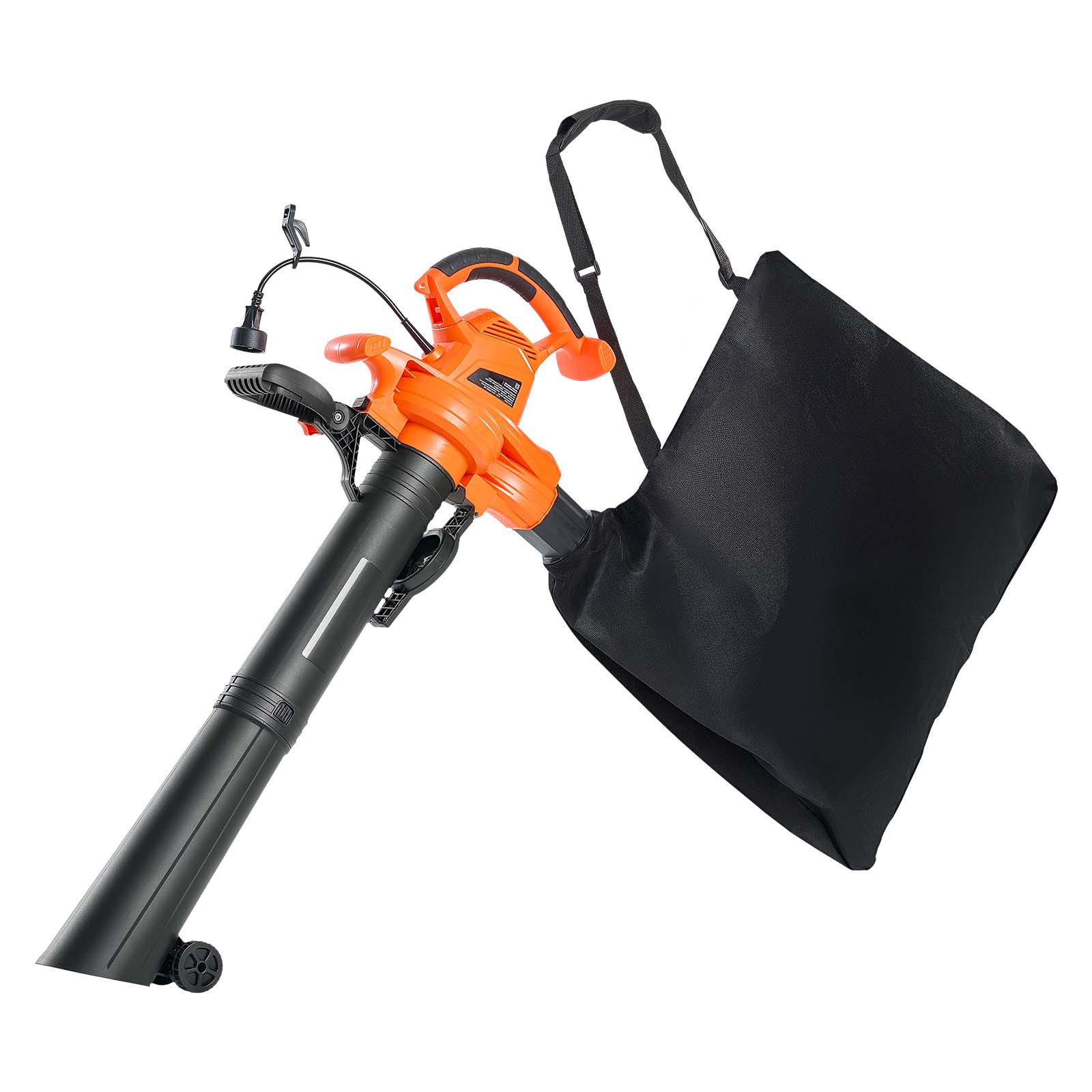 Uimoso Electric Leaf Blower 3-in-1 Vacuum Mulcher 12Amp 250MPH 400CFM