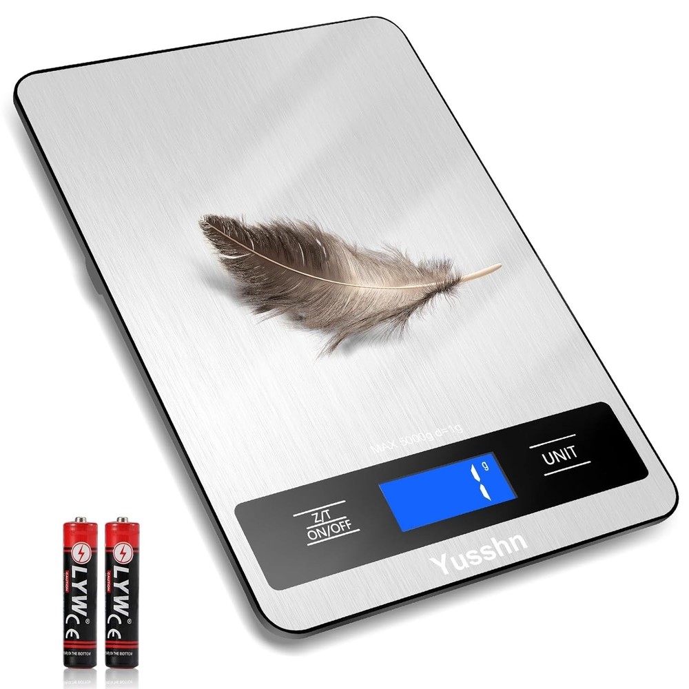 Precision Digital Kitchen Scale - 11lb Capacity, LCD Display & Tare Function
