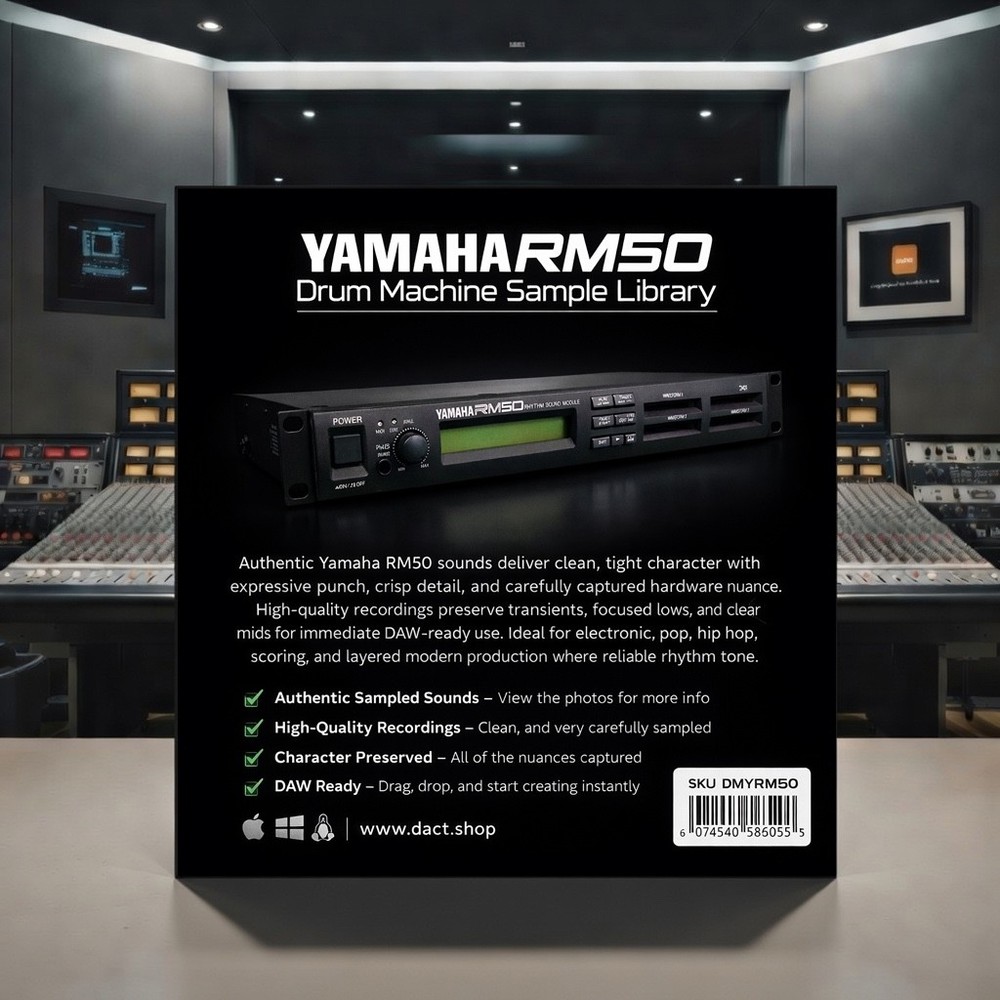 Yamaha RM50 Drum Machine Sample Library