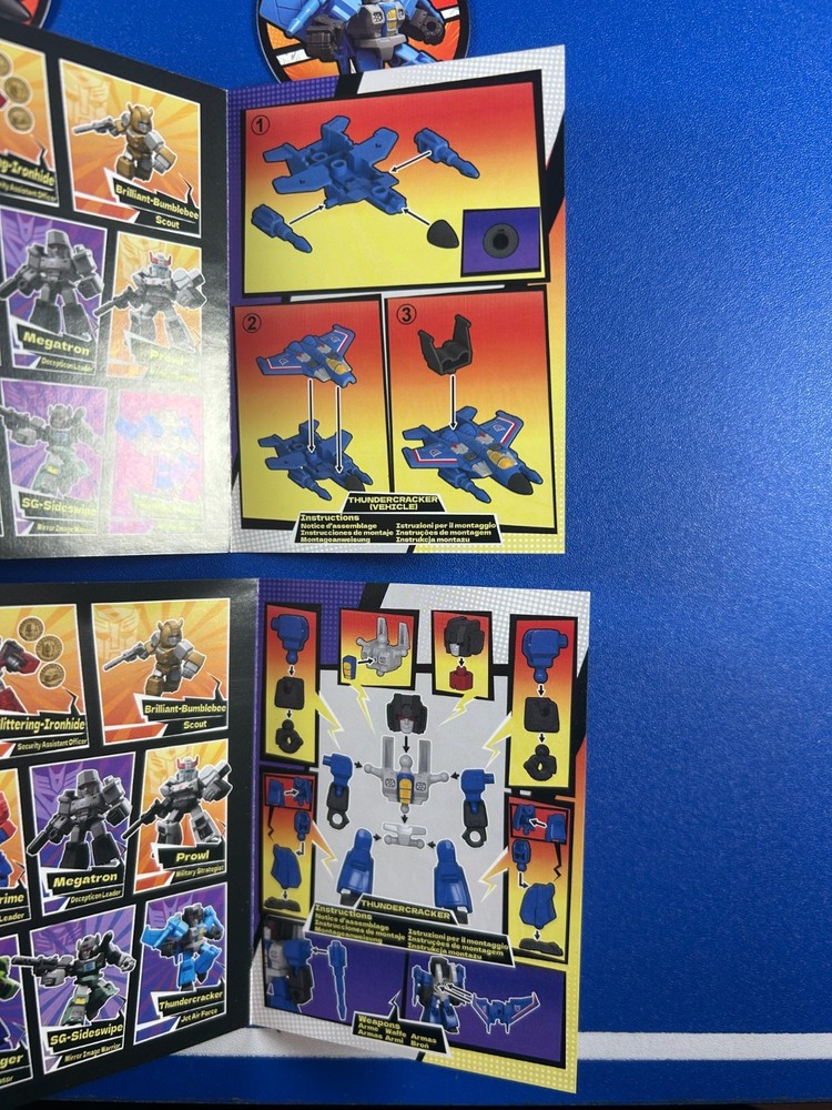 Blokees Transformers Defender Thundercracker robot + vehicle assembled