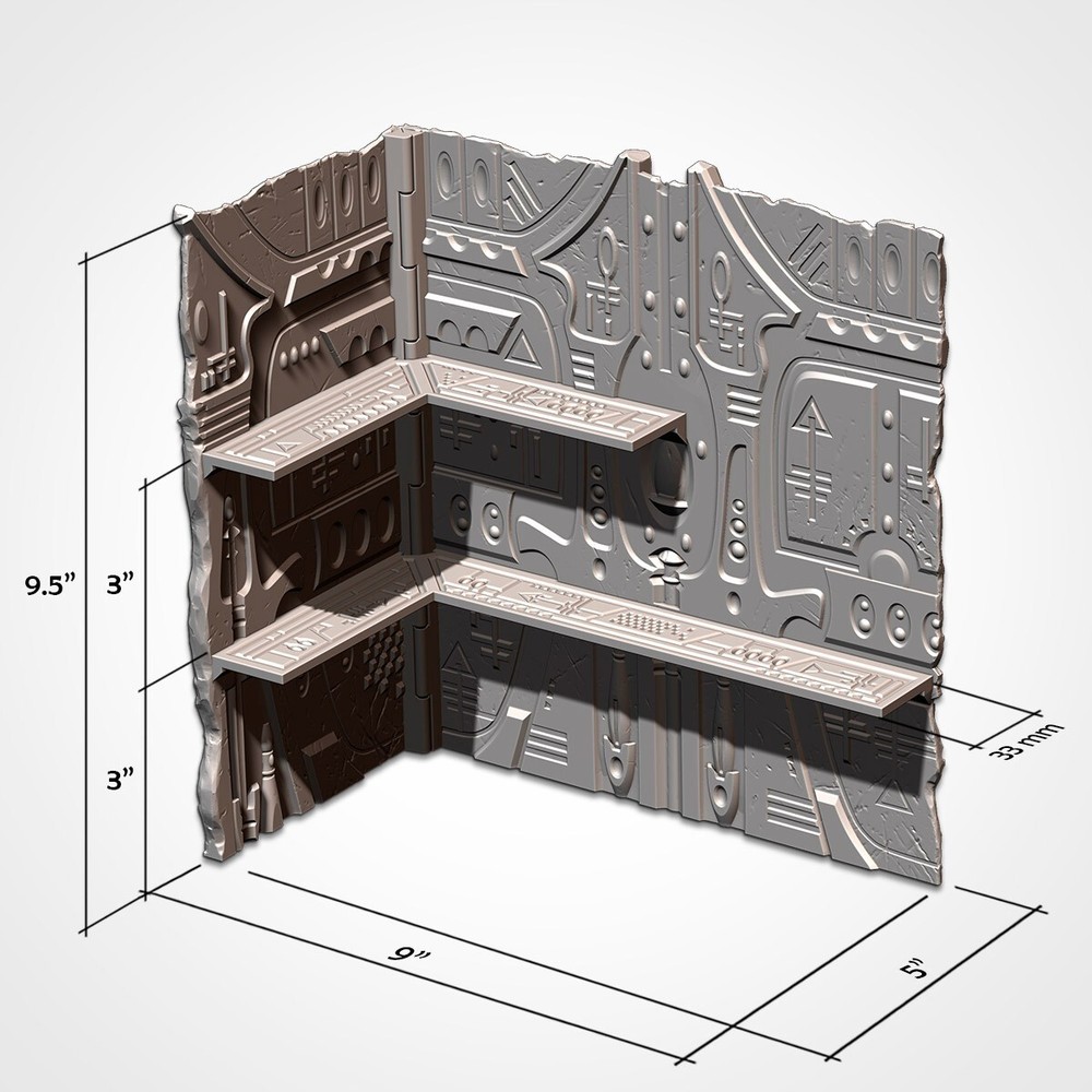 WTC 40K Foldable Terrain - Eldar | WH40K Wargame Scenery